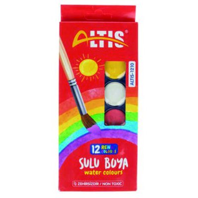 ALTİS SULU BOYA 1210 12RENK BÜYÜK BOY