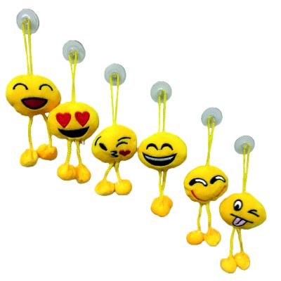 Emoji Vakumlu Peluş Süs