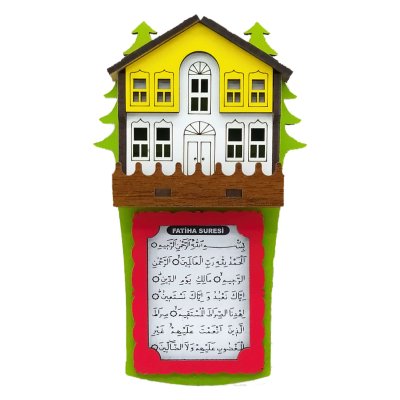 Vavsan Çift Çamlı Ayetli Buzdolabı Magnet