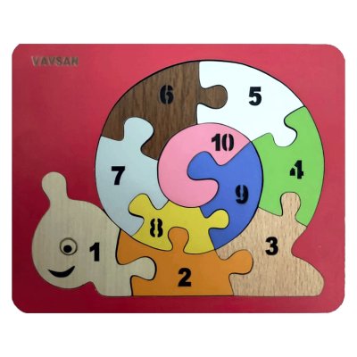 Vavsan Salyangoz Sayı Puzzle Eğitici Oyuncak